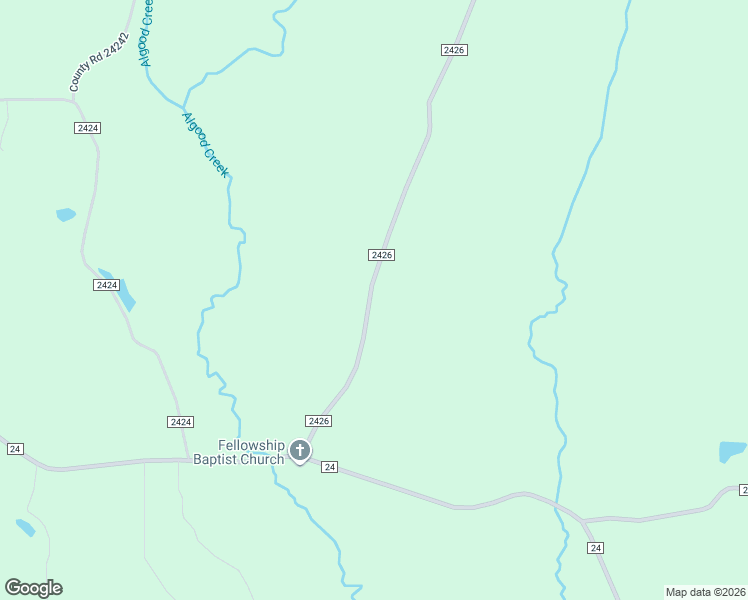 map of restaurants, bars, coffee shops, grocery stores, and more near County Road 2426 in Enterprise