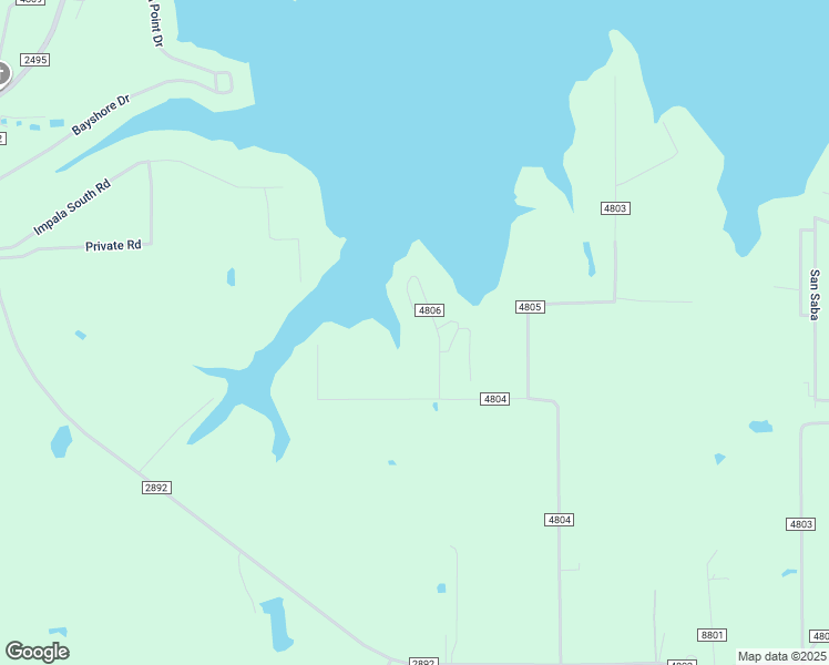 map of restaurants, bars, coffee shops, grocery stores, and more near 3631 County Road 4806 in Athens