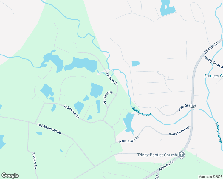 map of restaurants, bars, coffee shops, grocery stores, and more near 1914 Pinelake Circle in Vidalia