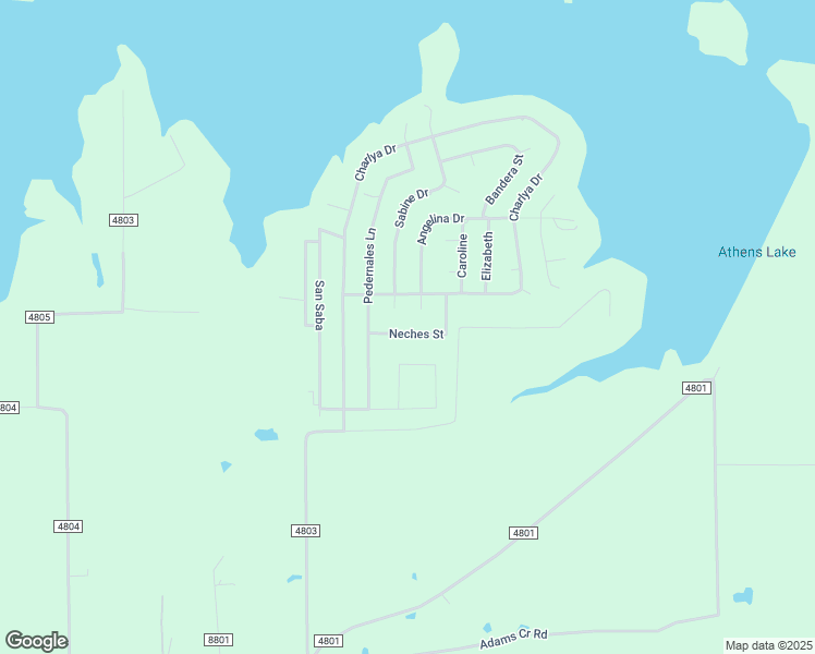map of restaurants, bars, coffee shops, grocery stores, and more near 7237 Neches Street in Athens