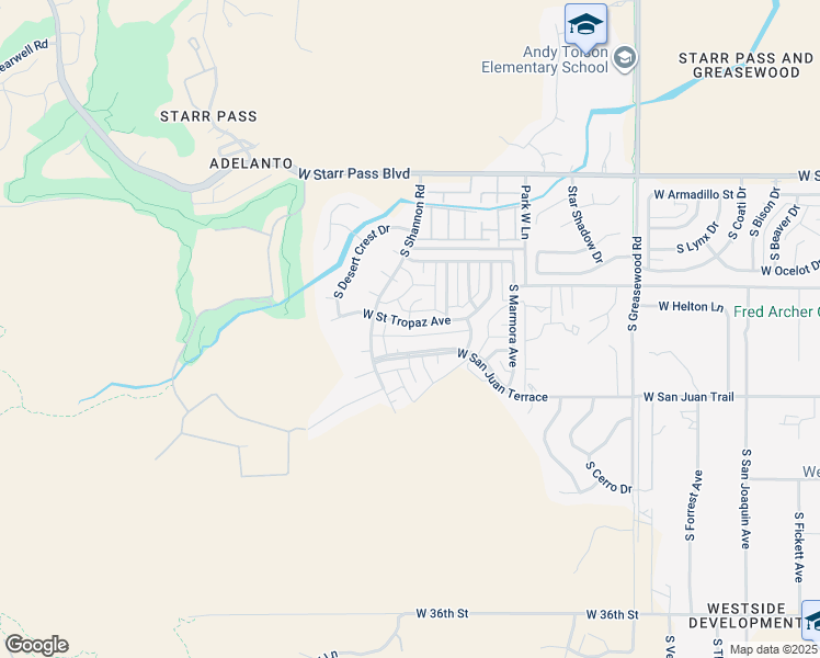 map of restaurants, bars, coffee shops, grocery stores, and more near 2881 West Saint Tropaz Avenue in Tucson