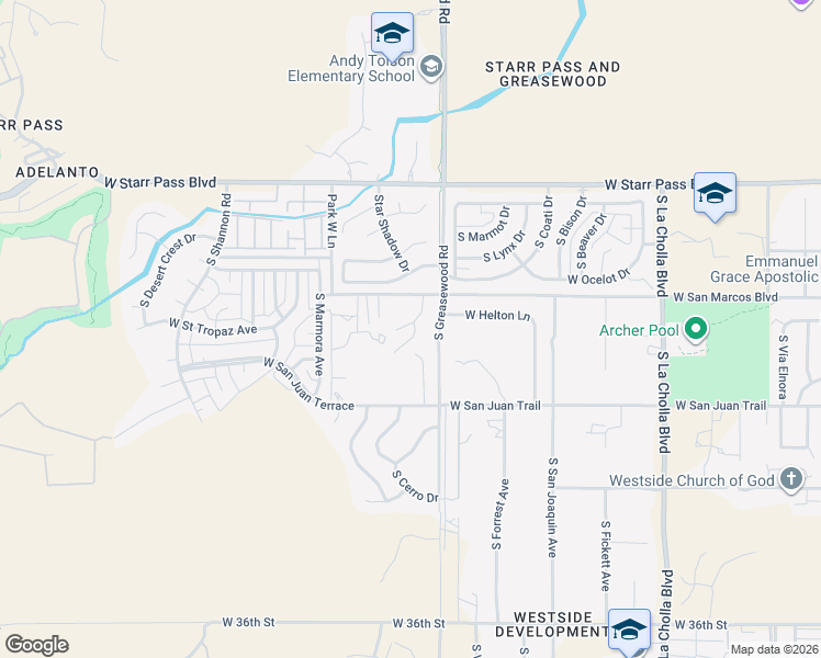 map of restaurants, bars, coffee shops, grocery stores, and more near 1645 South San Marcos Place in Tucson