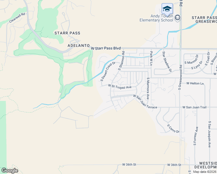 map of restaurants, bars, coffee shops, grocery stores, and more near 3021 West Saint Tropaz Avenue in Tucson