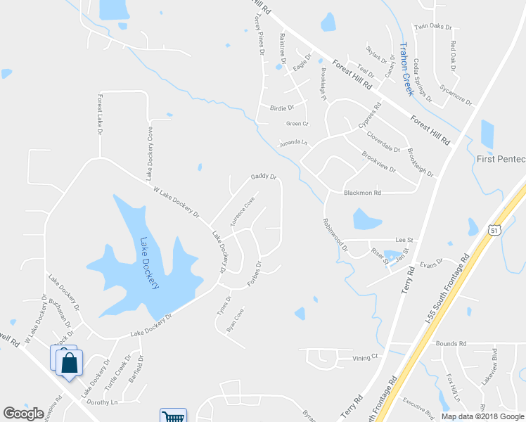 map of restaurants, bars, coffee shops, grocery stores, and more near 227 Forbes Drive in Byram