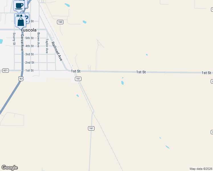 map of restaurants, bars, coffee shops, grocery stores, and more near in Tuscola