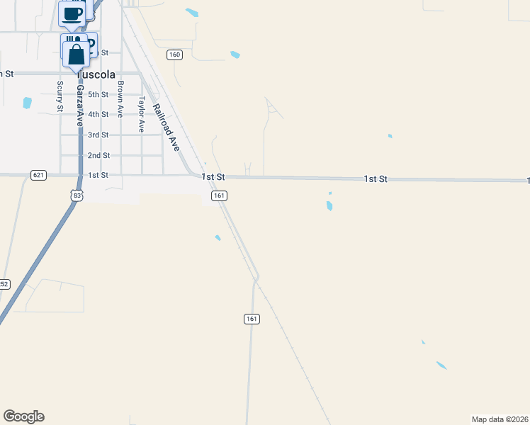 map of restaurants, bars, coffee shops, grocery stores, and more near in Tuscola