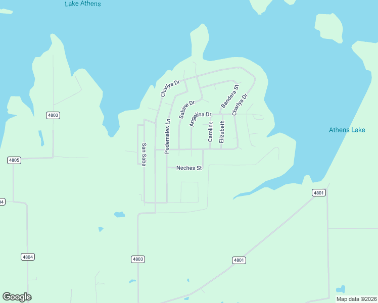 map of restaurants, bars, coffee shops, grocery stores, and more near 384 Angelina Drive in Athens