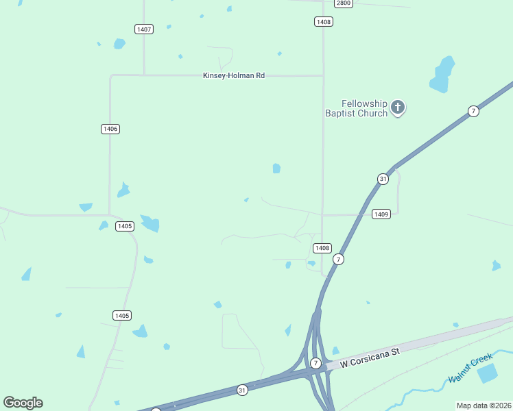 map of restaurants, bars, coffee shops, grocery stores, and more near 4101 County Road 1408 in Athens