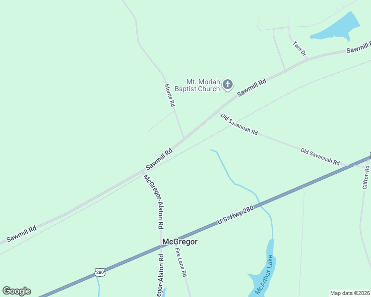 map of restaurants, bars, coffee shops, grocery stores, and more near 585 Old Savannah Road in Ailey