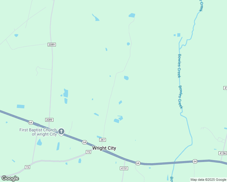map of restaurants, bars, coffee shops, grocery stores, and more near 18749 County Road 261 in Overton