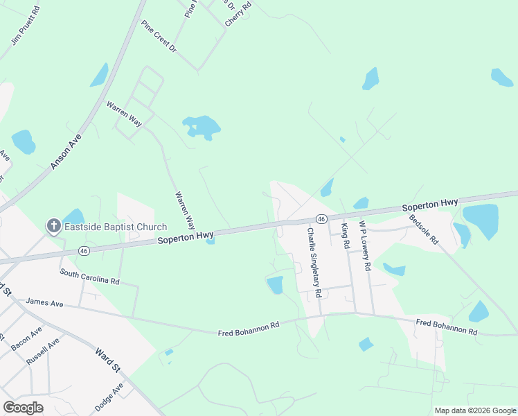 map of restaurants, bars, coffee shops, grocery stores, and more near 791 Soperton Highway in Eastman