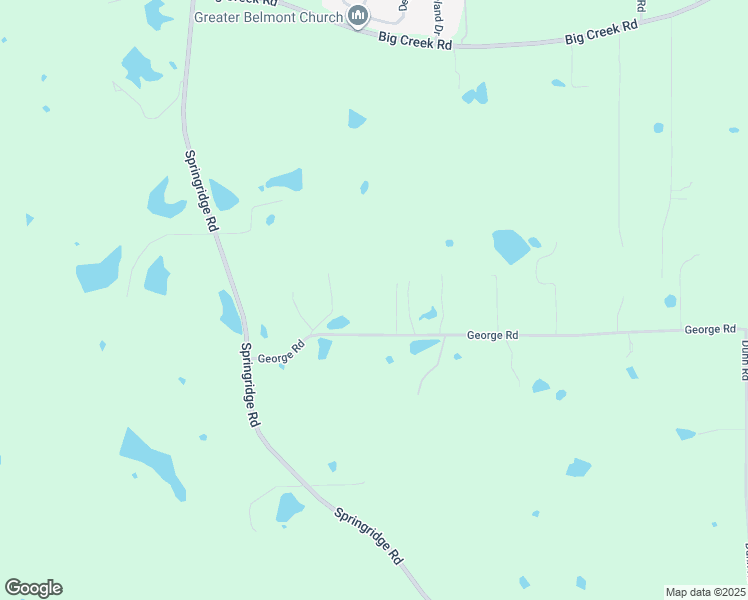 map of restaurants, bars, coffee shops, grocery stores, and more near 1364 George Rd in Jackson