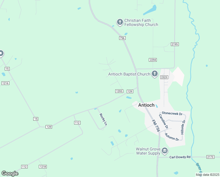 map of restaurants, bars, coffee shops, grocery stores, and more near 18862 County Road 1293 in Tyler