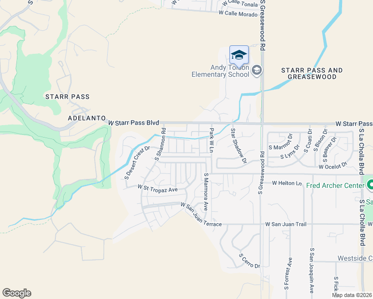 map of restaurants, bars, coffee shops, grocery stores, and more near 1341 South Brewer Drive in Tucson