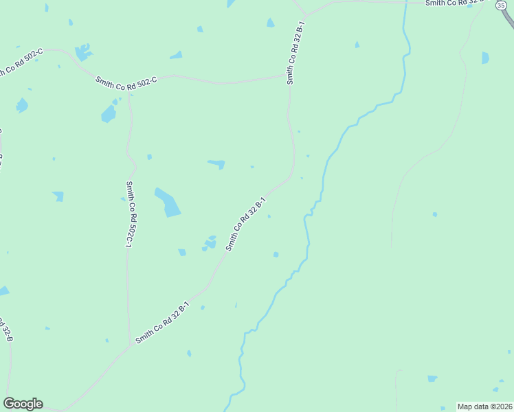 map of restaurants, bars, coffee shops, grocery stores, and more near Smith Co Road 32 B-1 in Smith County