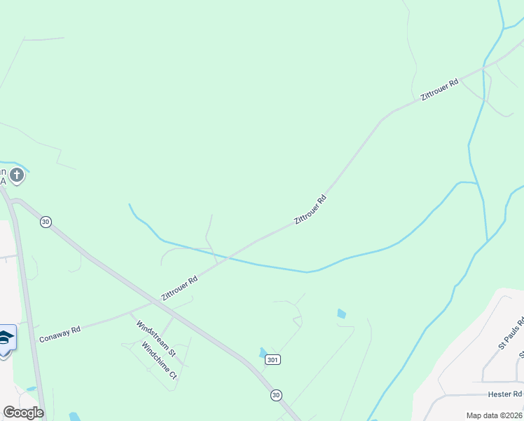 map of restaurants, bars, coffee shops, grocery stores, and more near 1206 Zittrouer Road in Guyton