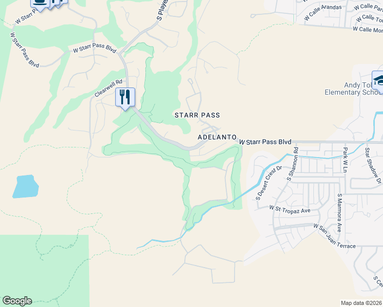 map of restaurants, bars, coffee shops, grocery stores, and more near 3348 Flowering Cactus Court in Tucson