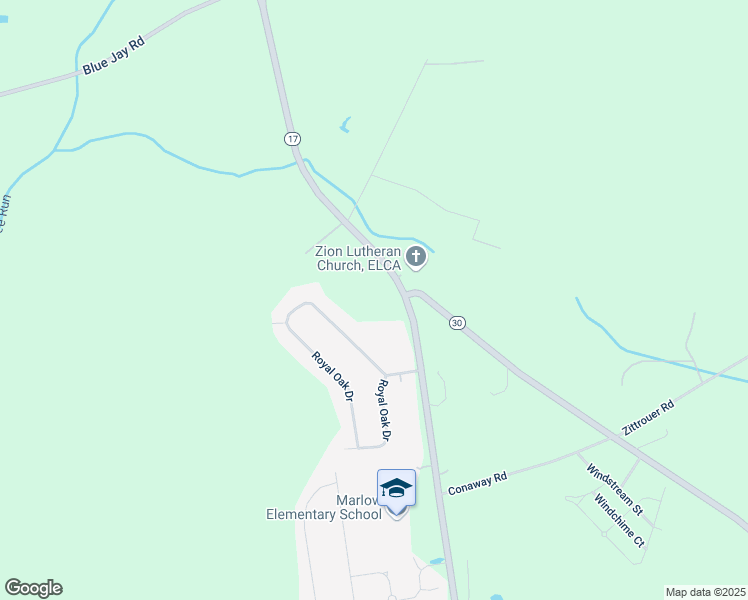 map of restaurants, bars, coffee shops, grocery stores, and more near 5094 Georgia 17 in Guyton