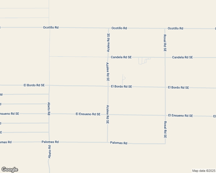 map of restaurants, bars, coffee shops, grocery stores, and more near Rosal Road Southeast in Luna County