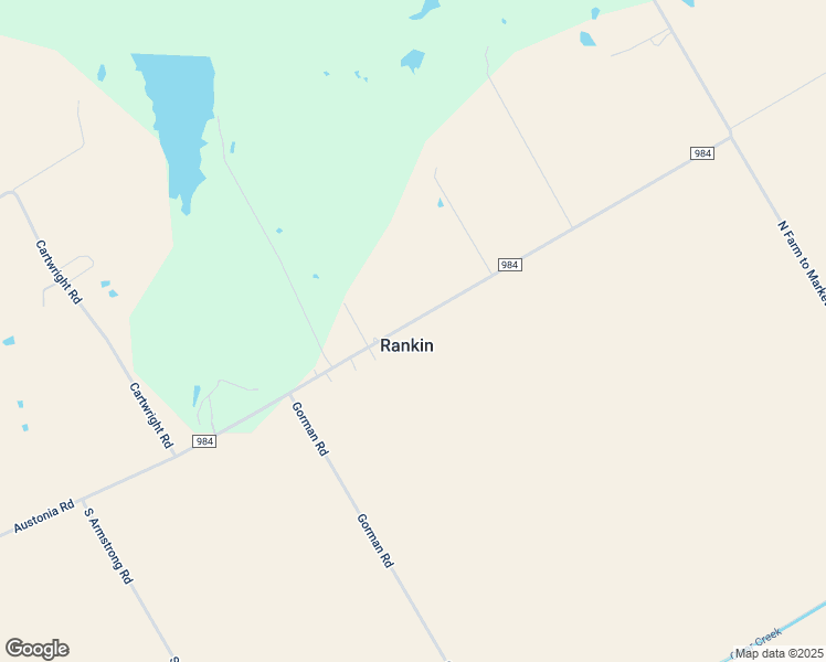 map of restaurants, bars, coffee shops, grocery stores, and more near 6830 Farm to Market 984 in Ennis
