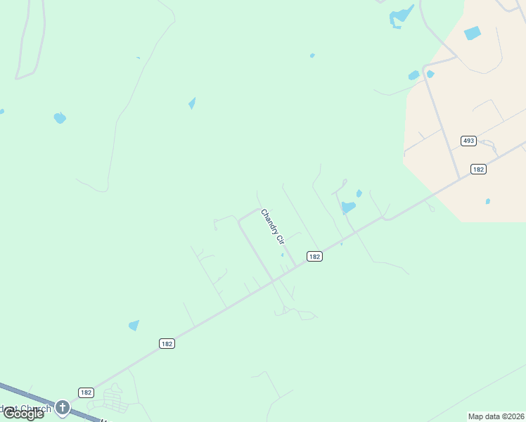 map of restaurants, bars, coffee shops, grocery stores, and more near 343 Chandry Circle in Stephenville
