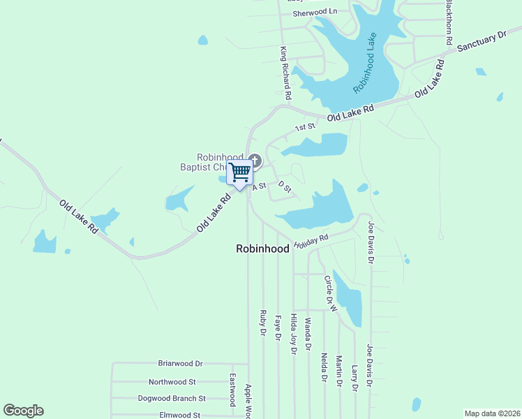 map of restaurants, bars, coffee shops, grocery stores, and more near 218 Holiday Rd in Brandon