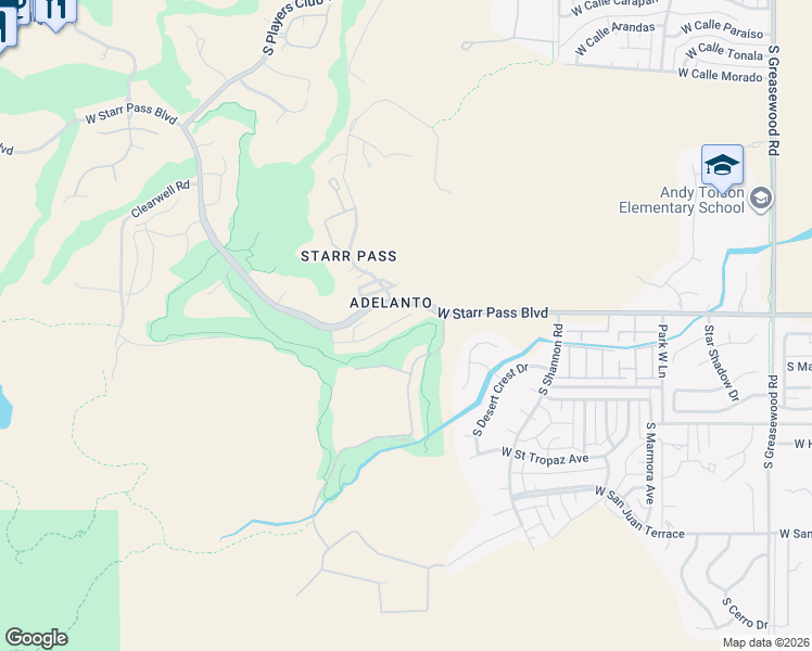map of restaurants, bars, coffee shops, grocery stores, and more near 3201 Flowering Cactus Court in Tucson