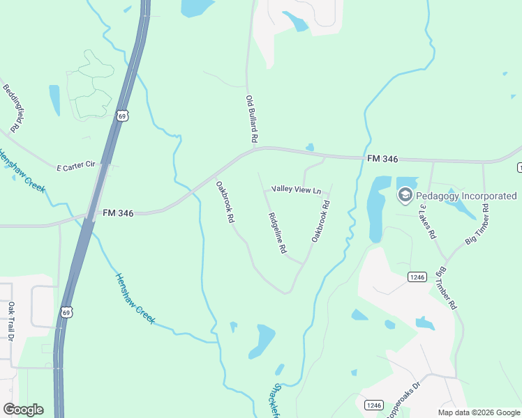 map of restaurants, bars, coffee shops, grocery stores, and more near 18820 Ridgeline Road in Tyler