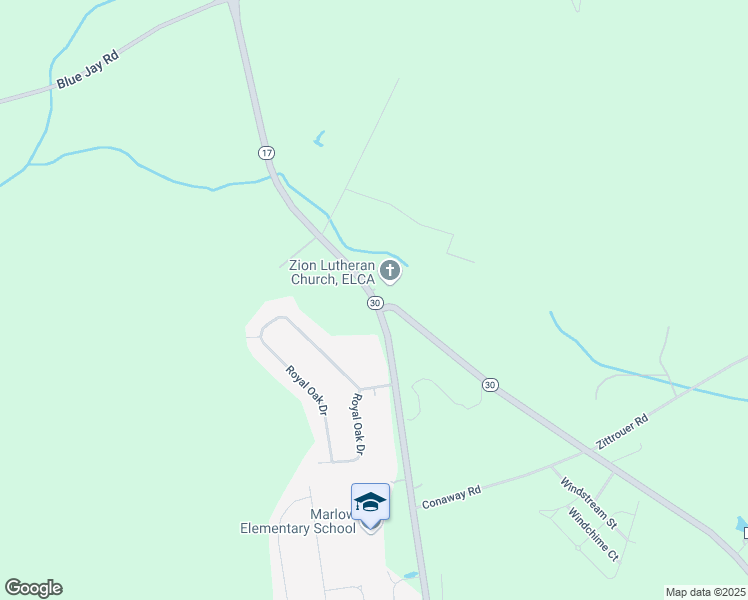 map of restaurants, bars, coffee shops, grocery stores, and more near 5160 Georgia 17 in Guyton
