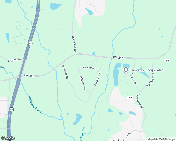 map of restaurants, bars, coffee shops, grocery stores, and more near 1696 Valley View Lane in Tyler