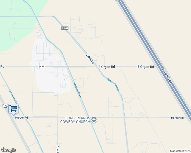 map of restaurants, bars, coffee shops, grocery stores, and more near in Doña Ana County