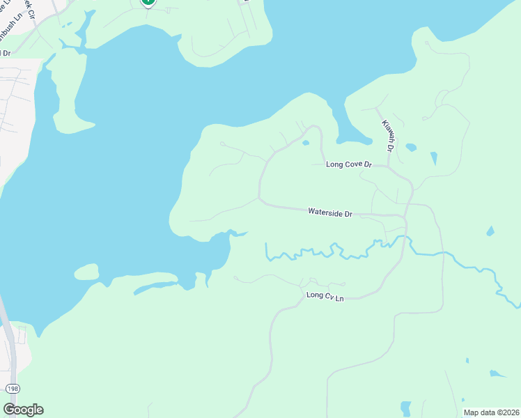map of restaurants, bars, coffee shops, grocery stores, and more near County Road 1410 in Malakoff