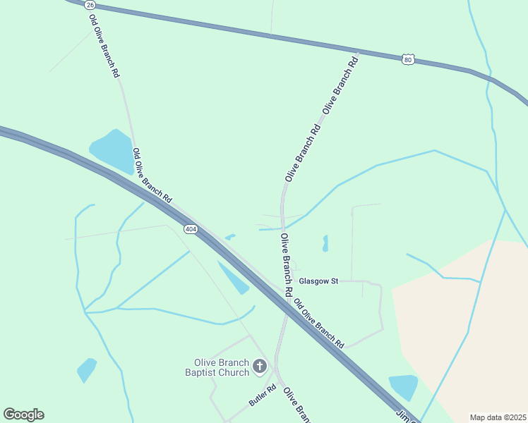 map of restaurants, bars, coffee shops, grocery stores, and more near 66 Clark Drive in Ellabell