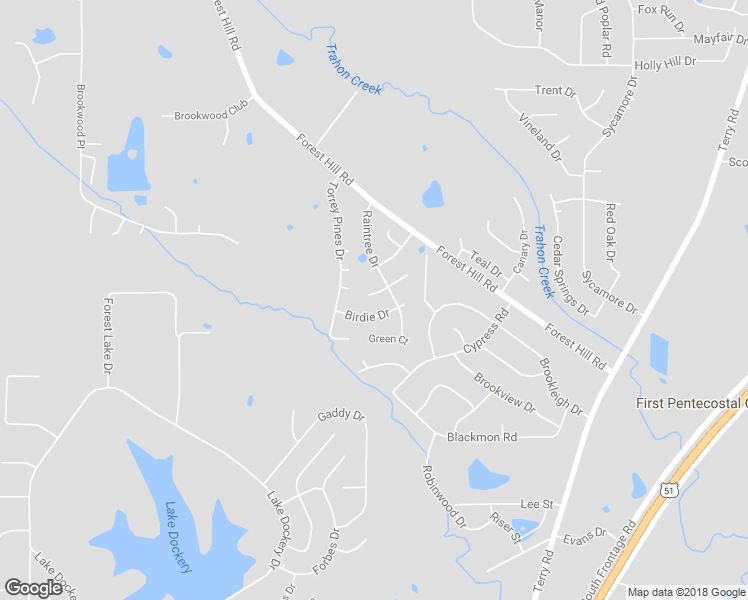 map of restaurants, bars, coffee shops, grocery stores, and more near 429 Bogey Cove in Jackson