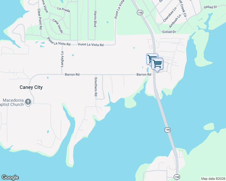 map of restaurants, bars, coffee shops, grocery stores, and more near 4278 Leroy Kirby Road in Malakoff