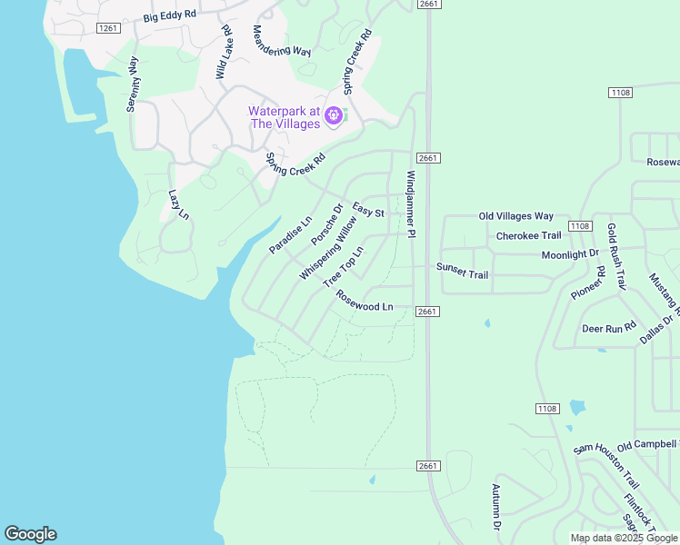 map of restaurants, bars, coffee shops, grocery stores, and more near Tree Top Lane in Smith County