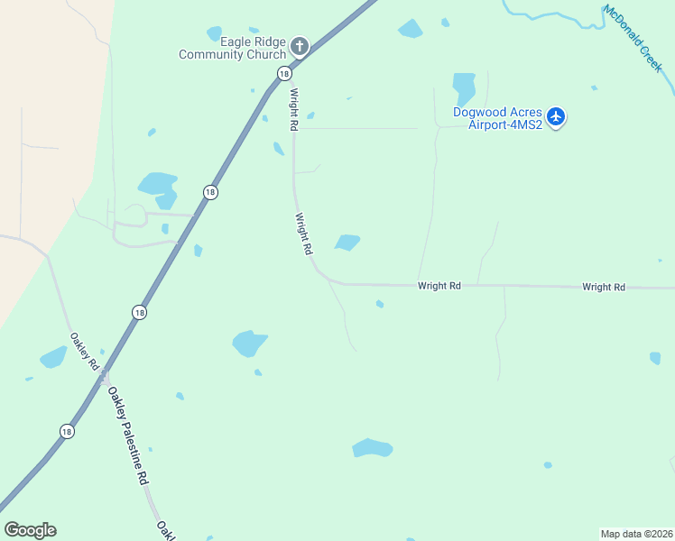 map of restaurants, bars, coffee shops, grocery stores, and more near 1600 Wright Road in Raymond