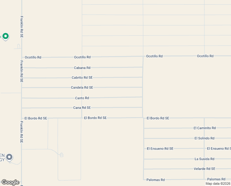 map of restaurants, bars, coffee shops, grocery stores, and more near Candela Road Southeast in Deming