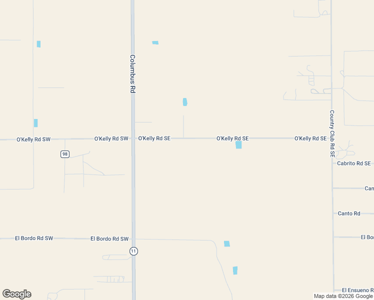 map of restaurants, bars, coffee shops, grocery stores, and more near 550 O'Kelly Road Southeast in Deming