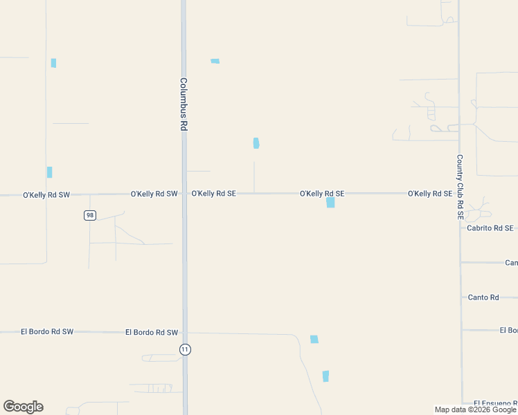 map of restaurants, bars, coffee shops, grocery stores, and more near 550 O Kelley Road Southeast in Deming