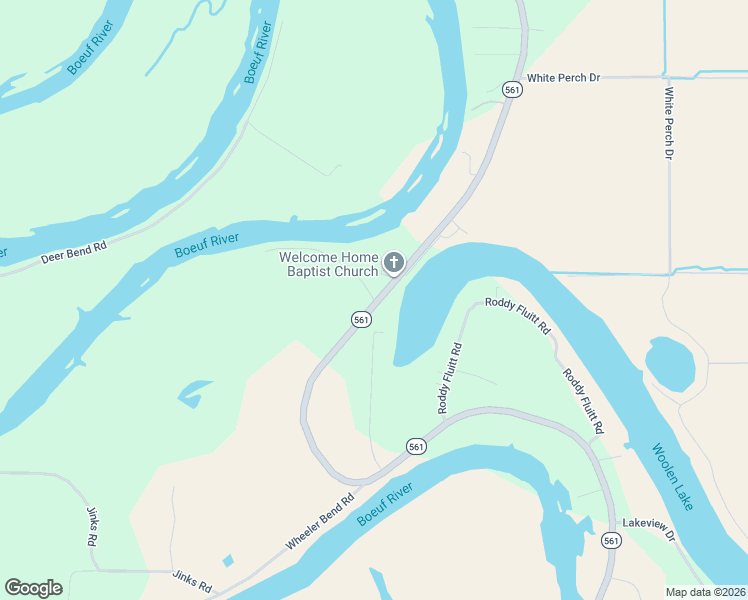 map of restaurants, bars, coffee shops, grocery stores, and more near 1988-2080 Louisiana 561 in Columbia