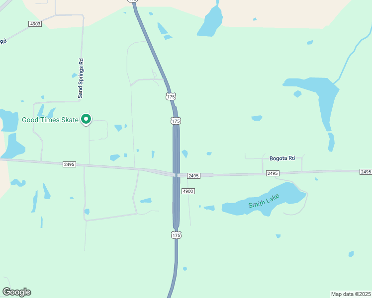 map of restaurants, bars, coffee shops, grocery stores, and more near 2969 Farm to Market Road 2495 in Athens