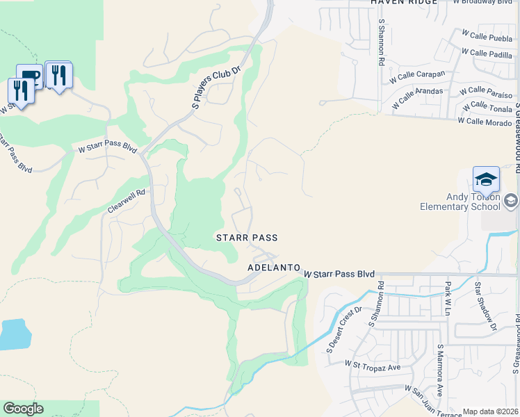 map of restaurants, bars, coffee shops, grocery stores, and more near 877 South Bill Martin Drive in Tucson