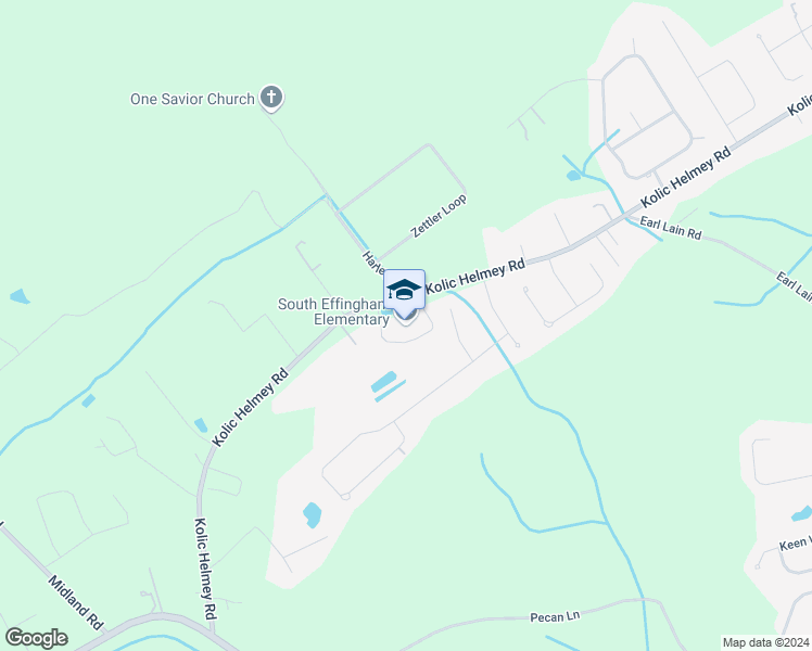 map of restaurants, bars, coffee shops, grocery stores, and more near 767 Kolic Helmey Road in Guyton