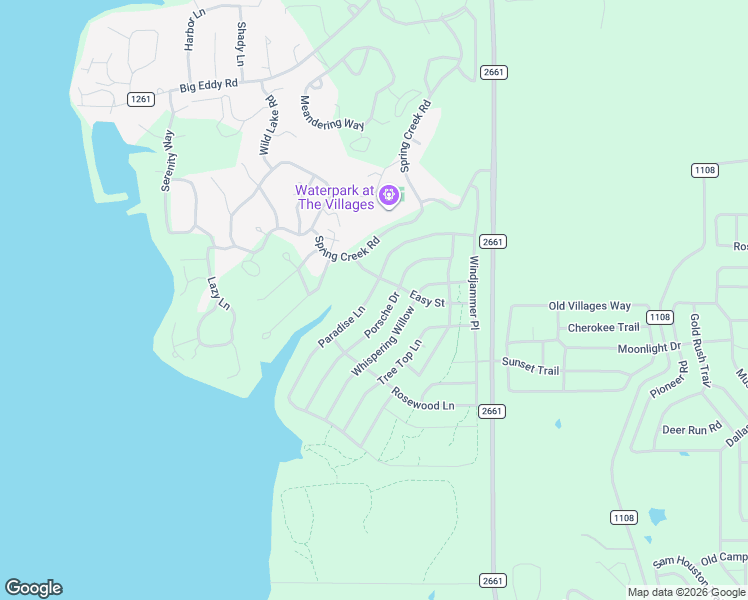 map of restaurants, bars, coffee shops, grocery stores, and more near 18537 Paradise Lane in Flint