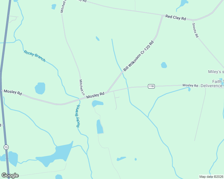 map of restaurants, bars, coffee shops, grocery stores, and more near 969 Mosley Road in Claxton