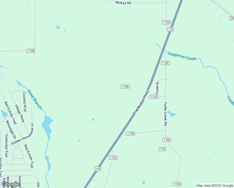 map of restaurants, bars, coffee shops, grocery stores, and more near 15120 County Road 1103 in Flint