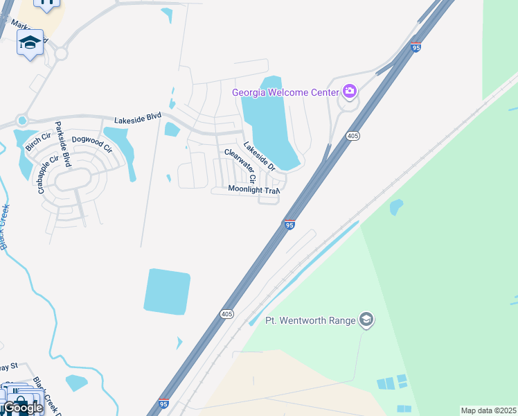 map of restaurants, bars, coffee shops, grocery stores, and more near 37 Mossy Oak Cove in Savannah