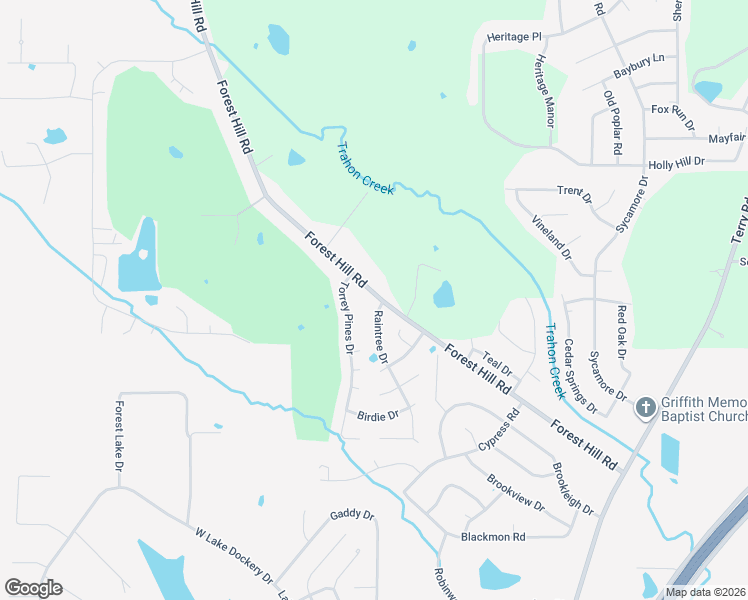 map of restaurants, bars, coffee shops, grocery stores, and more near 5050 Forest Hill Road in Byram