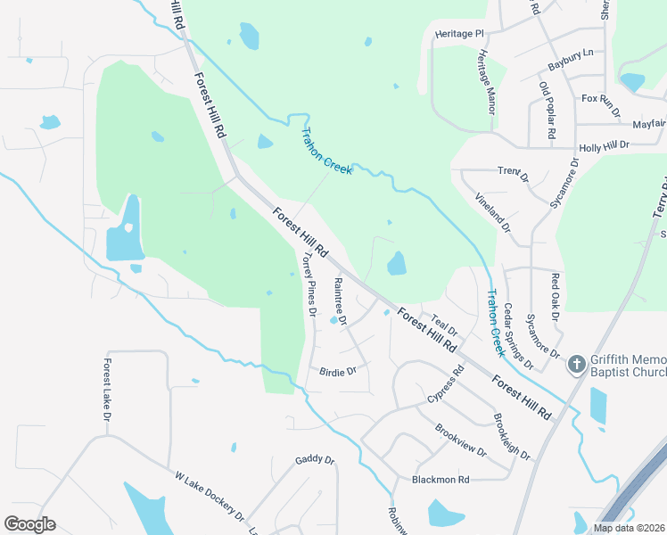 map of restaurants, bars, coffee shops, grocery stores, and more near 5050 Forest Hill Road in Byram